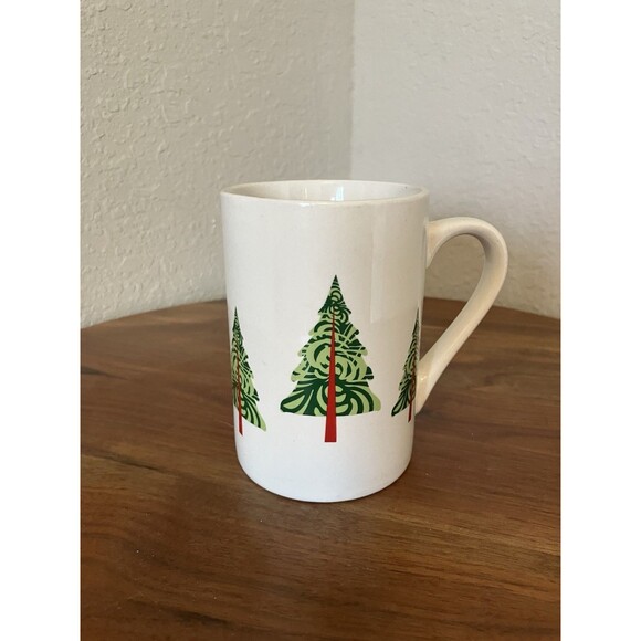 Starbucks Coffee Mug Christmas Trees Holiday 2011 10 Oz - Picture 2 of 7